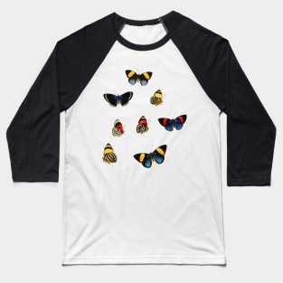 Butterflies Baseball T-Shirt